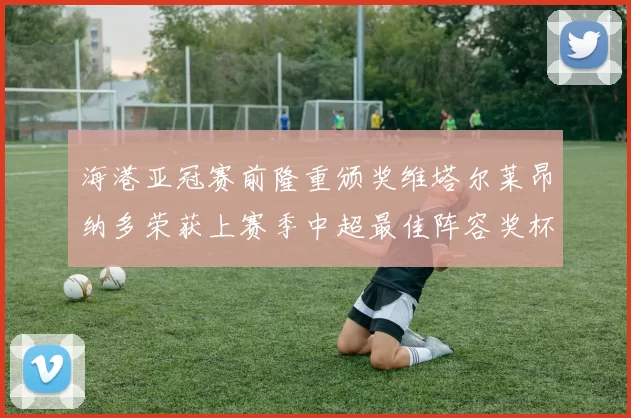 海港亚冠赛前隆重颁奖维塔尔莱昂纳多荣获上赛季中超最佳阵容奖杯